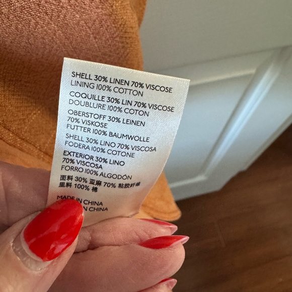 WE THE FREE XS BARN JACKET WAY OVER SIZE Apricot, oversized and unlined NWOT - Picture 12 of 13